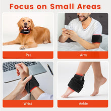 Load image into Gallery viewer, Viconor Infrared light therapy | Near Infrared Light Therapy for Face Neck 15W Wearable Red Light Neck Wrap with Timer Belt for Chin Hand Wrist Knee Unisex Gift