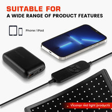 Load image into Gallery viewer, Viconor Infrared light therapy | 5,000mAh 12V Power Bank, USB-C in and Out Fast Charging Battery Pack, for The Brand Series of Products