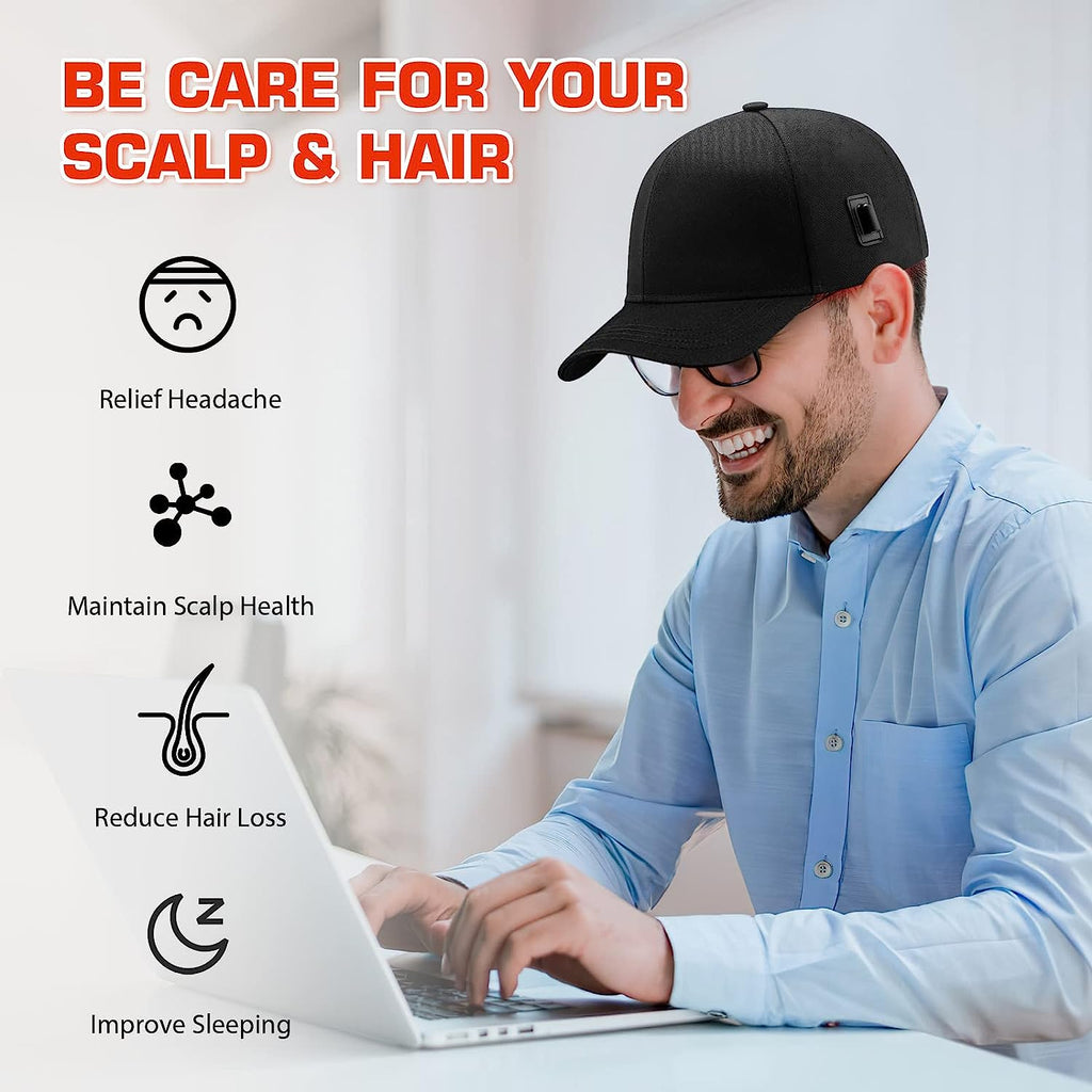 Viconor Infrared light therapy | Red Light Therapy for Hair Loss-Black