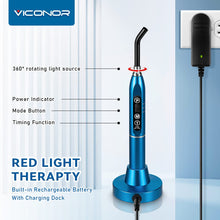 Load image into Gallery viewer, Viconor Infrared light therapy | Original Charging Base for Red Light Therapy Device Blue1