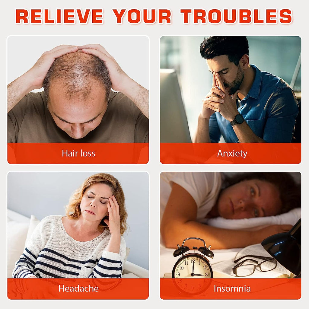 Viconor Infrared light therapy | Red Light Therapy for Hair Loss-Black