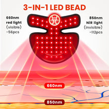 Load image into Gallery viewer, Viconor Infrared light therapy | For Neck and Chest, Device Portable 660nm Red Light & 850nm
