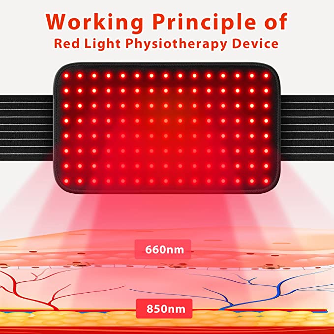 Viconor Infrared light therapy | Hands Free Red Light Therapy for Belt