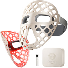Load image into Gallery viewer, Viconor Infrared light therapy | for Face, Red Light Mask with 54 LEDs 4-in-1 Chip Infrared Red Light Therapy Mask with 2600mAh Rechargeable, Breathable Portable