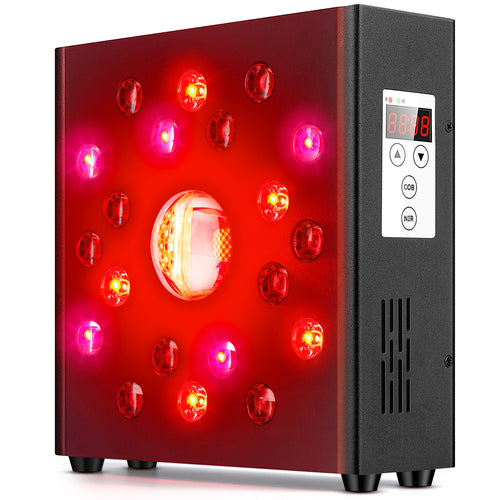 Viconor Infrared light therapy | Innovative COB Bead, 216W of Power, Ideal for Body, Face, Improve Sleep, Skin Health, Includes Hanging Kit & Handle