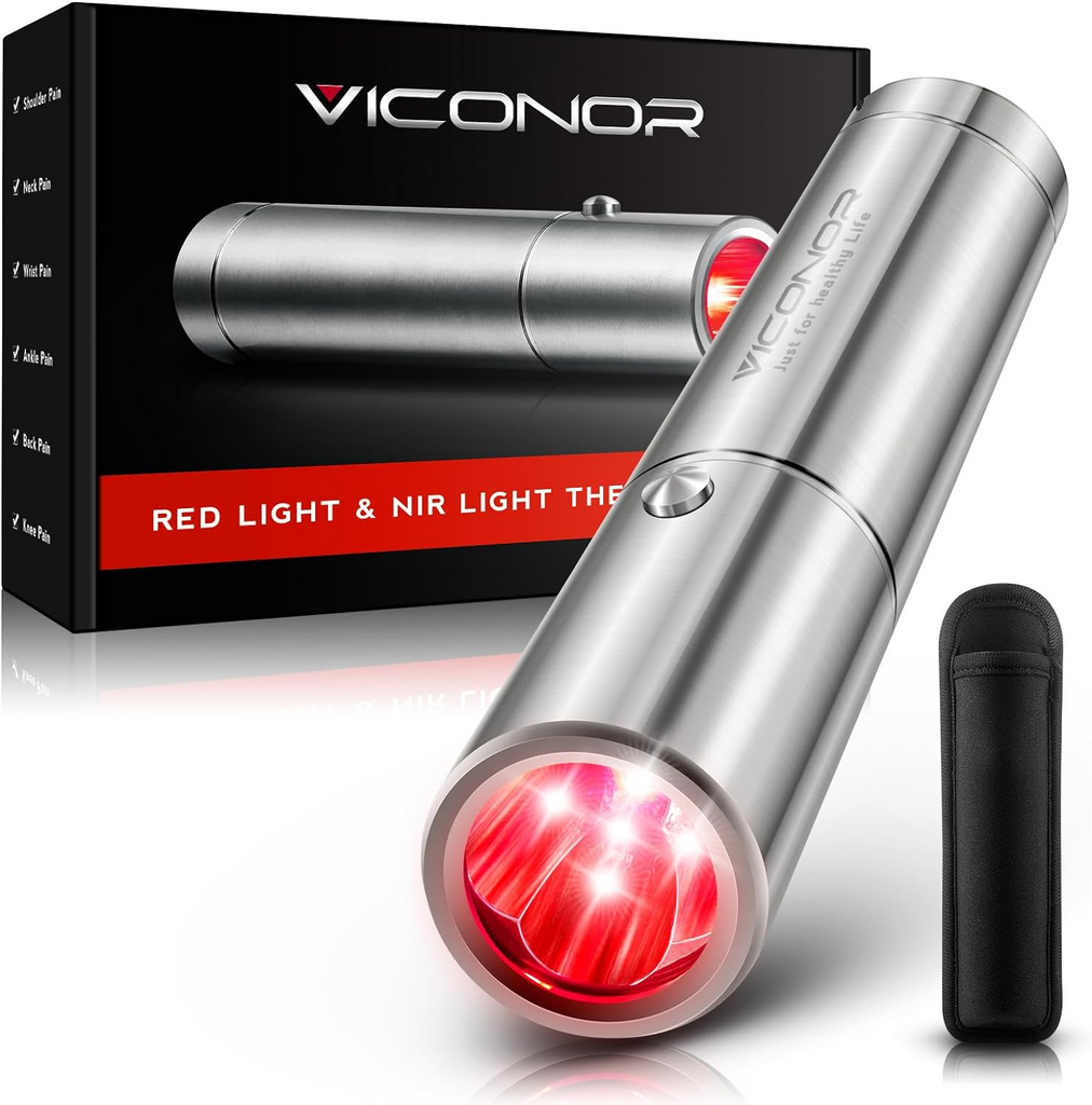 Red Light Therapy Device Handheld with 5 Wavelengths and Pulsed Modes