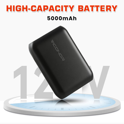 Viconor Infrared light therapy | 5,000mAh 12V Power Bank, USB-C in and Out Fast Charging Battery Pack, for The Brand Series of Products