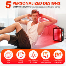 Load image into Gallery viewer, Viconor Infrared light therapy | Red Light Therapy for Body, Face - LEDs to Improve Circulation