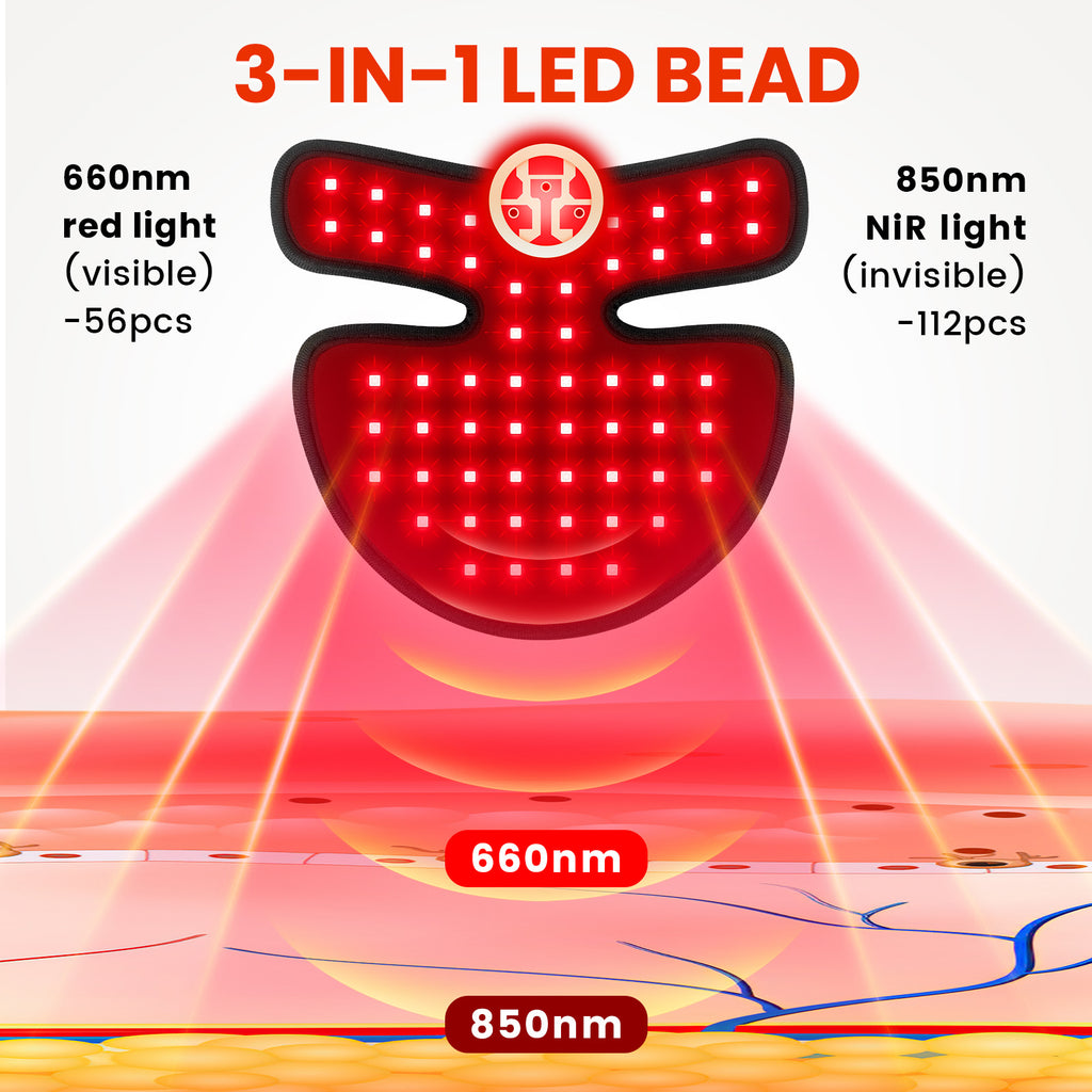 Viconor Infrared light therapy | Neck and Chest Red Light Therapy FDA Cleared