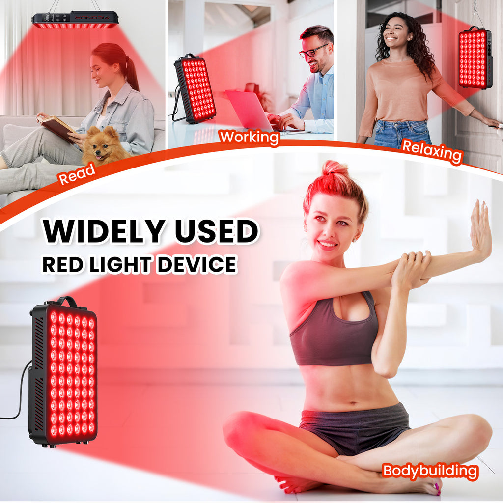 Viconor Infrared light therapy | Red Light Therapy for Body, Face - LEDs to Improve Circulation