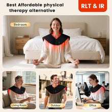 Load image into Gallery viewer, Viconor Infrared light therapy | for Neck and Shoulder, Infrared Light Therapy for Body at Indoor, Pain Relief, 194-LED, 660nm &amp; 850nm, 30W High Power