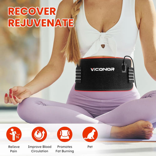 Viconor Infrared light therapy | 3-in-1 LED Bead, Pain Relief, red-Light Therapy for Dogs, Shoulder, Back, Knee.Improve Joint Inflammation