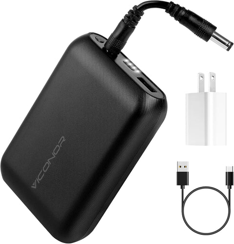 Viconor Infrared light therapy | 5,000mAh 12V Power Bank, USB-C in and Out Fast Charging Battery Pack, for The Brand Series of Products