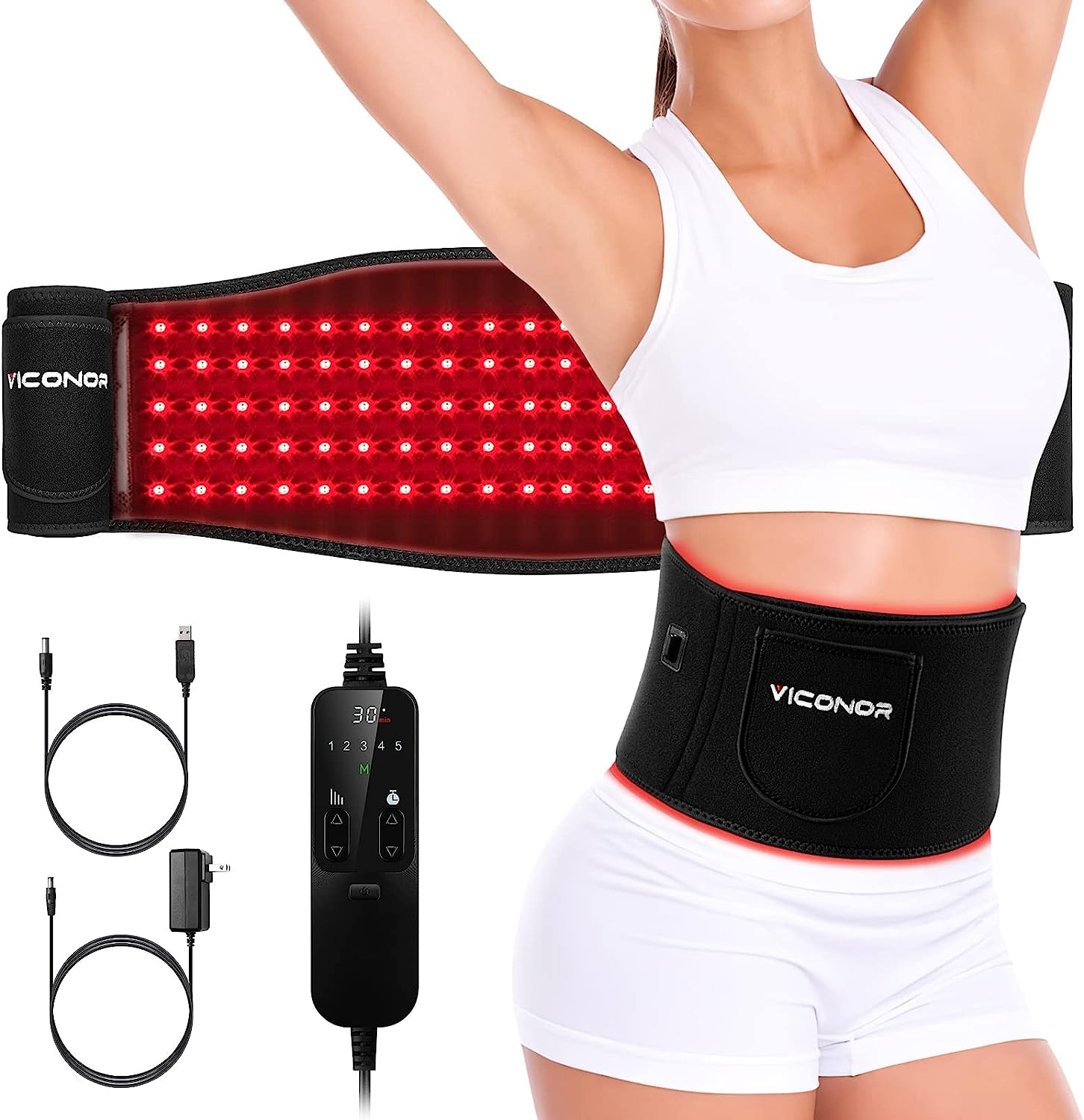 Viconor Red Light Therapy Decive Lamp for Body, Infrared Light Therapy