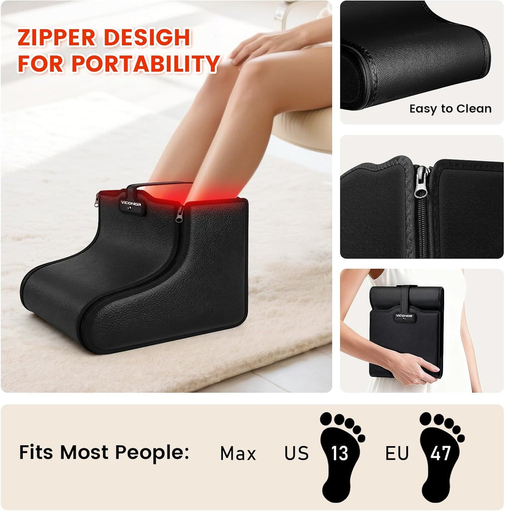 Viconor Infrared light therapy | Red Light Therapy for Feet, Infrared Light Therapy for Feet Neuropathy with 200 LEDs 3-in-1 Chip