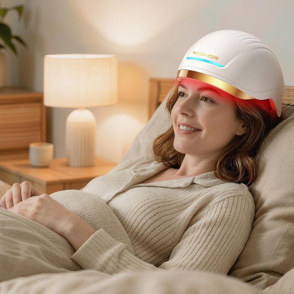 Viconor Infrared light therapy | for Hair Growth, FDA Cleared Hair Loss, 272 Lasers & LEDs.Treatment Options for Male and Female Hair Loss