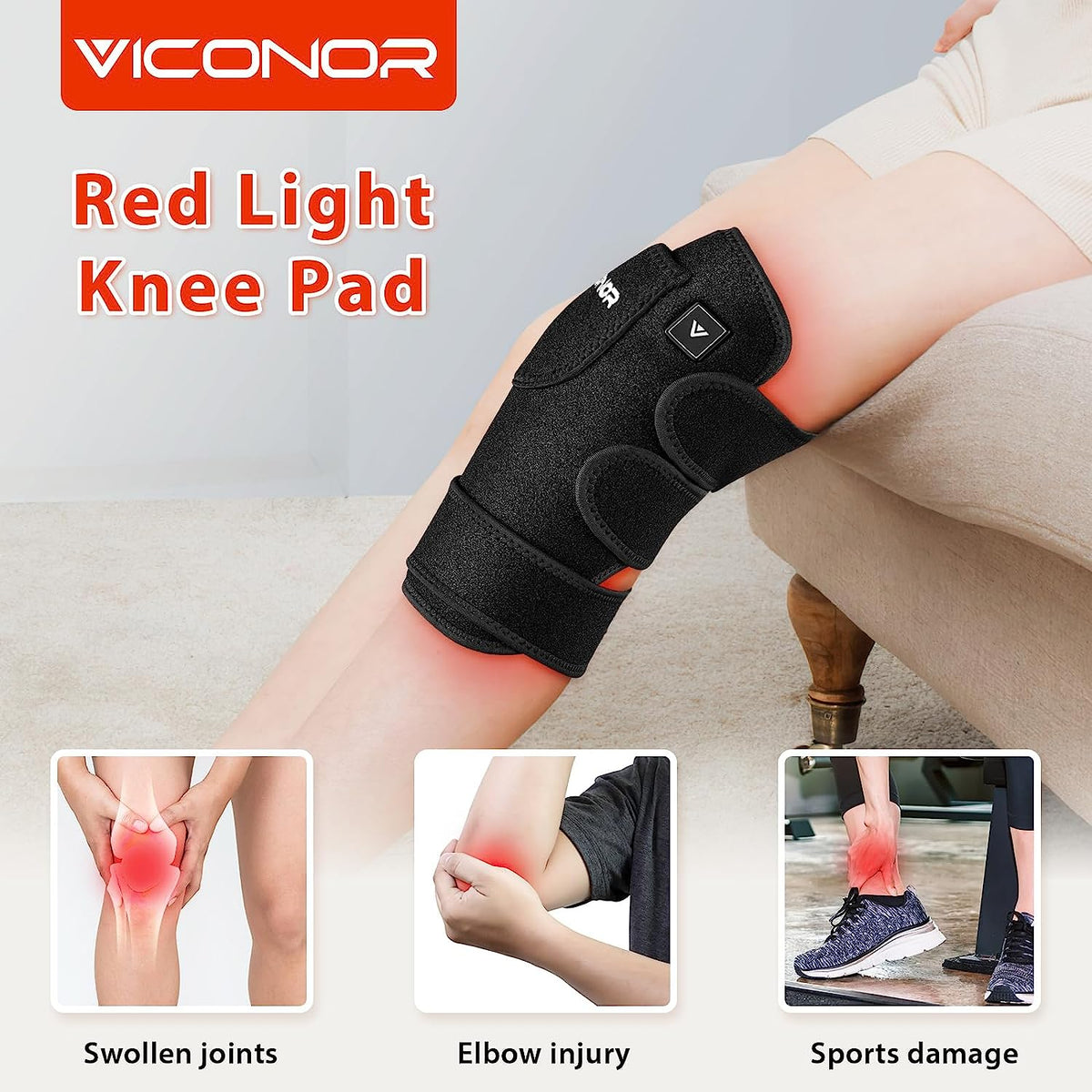 Infrared Red Light Therapy Knee Elbow Device Viconor