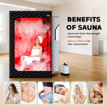Load image into Gallery viewer, Viconor Infrared light therapy | Infrared Sauna Box, Portable Steam Infrared Sauna Tent