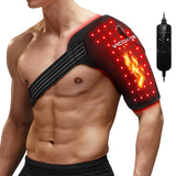 Red Light Therapy for Shoulder Pain Relife，Shoulder Heating Pad,Infrared Light Therapy for Body,Improve Joint Muscle, 660nm&850nm Red Light Heated Shoulder Wrap