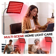 Load image into Gallery viewer, Red Light Therapy for Face and Body, Red Light Therapy for Face Lamp with Adjustable Stand 660nm Red Light&amp;850nm Near Infrared Light Therapy Device for Body LED Red Light Therapy Panel Gift(Black)