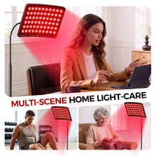 Load image into Gallery viewer, Red Light Therapy for Face and Body, Red Light Therapy for Face Lamp with Adjustable Stand 660nm Red Light&amp;850nm Near Infrared Light Therapy Device for Body LED Red Light Therapy Panel Gift(Black)