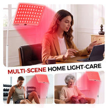 Load image into Gallery viewer, Red Light Therapy for Face and Body, Red Light Therapy for Face Lamp with Adjustable Stand 660nm Red Light&amp;850nm Near Infrared Light Therapy Device for Body LED Red Light Therapy Panel Gift(White)
