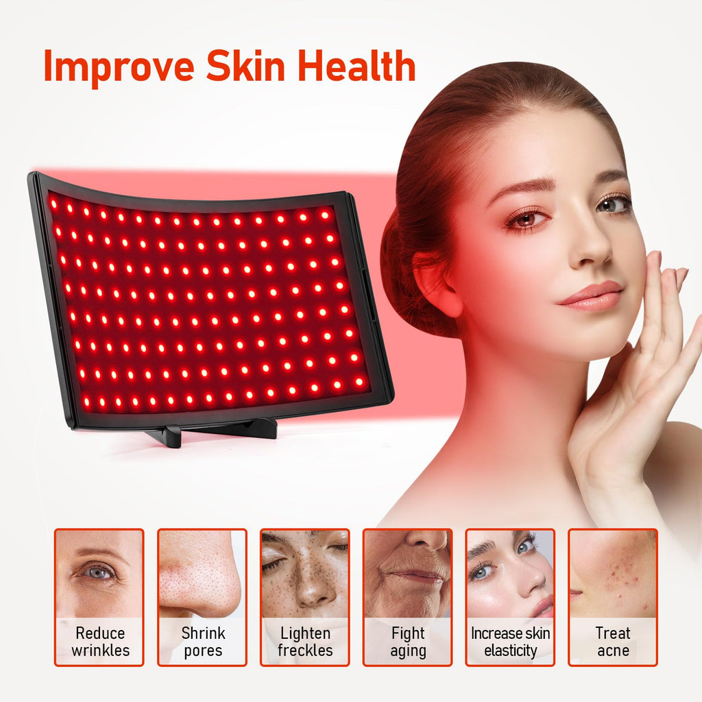 Viconor Red Light Therapy for Face,Red Light Therapy Lamp Back Relief Device,Infrared Light Therapy for Body