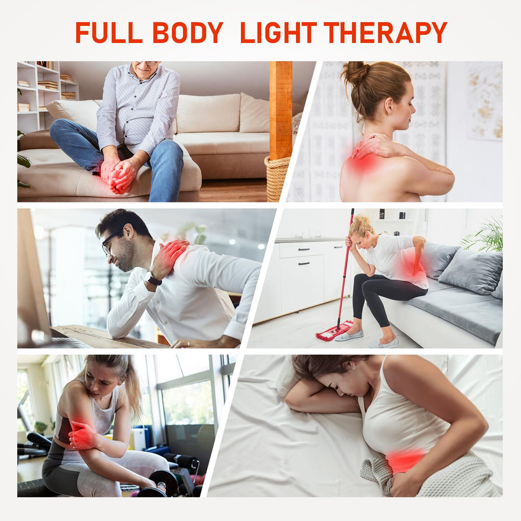 Viconor Red Light Therapy for Face,Red Light Therapy Lamp Back Relief Device,Infrared Light Therapy for Body