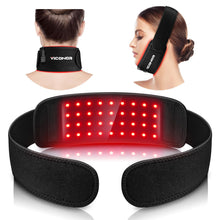 Load image into Gallery viewer, Red Light Therapy Belt for Neck, Near Infrared Light Therapy Belt Wearable Infrared Neck Wrap