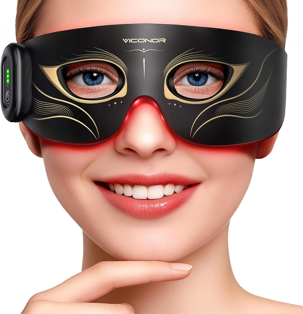Viconor Infrared light therapy | Red Light Therapy for Eyes, No Light Leakage Under Eye Red Light Therapy