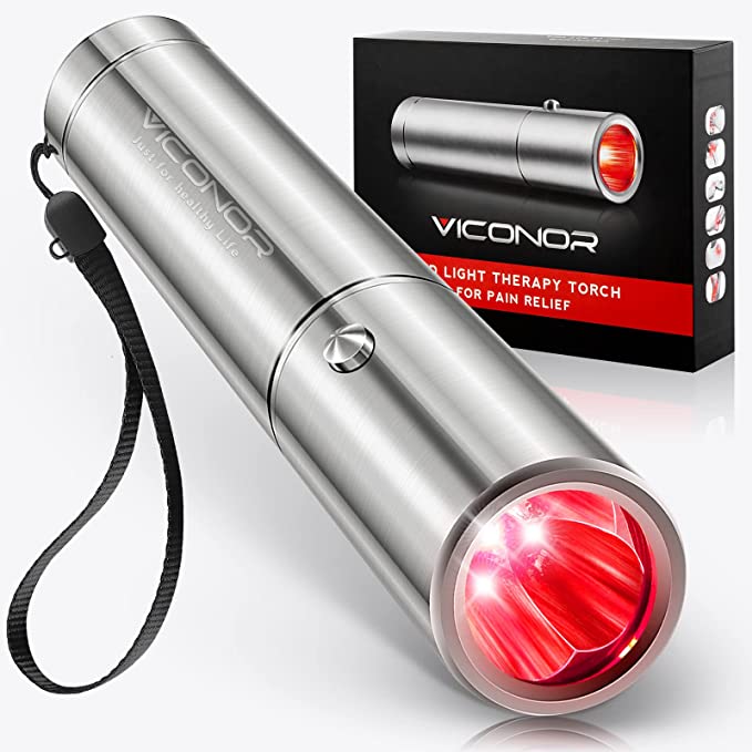 Handheld Near Infrared Light Therapy Wand for Face&Body-630nm,660nm & 850nm Wavelengths