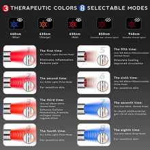 Load image into Gallery viewer, Red Light Therapy Device Handheld with 5 Wavelengths and Pulsed Modes